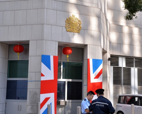 警方跟進英國駐香港總領事館男職員失蹤案件。資料圖片