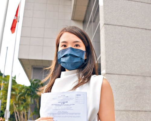 正還柙的女被告何桂藍，申請放寬保釋報道限制遭拒。
