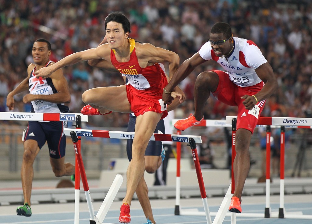 劉翔曾是家喻戶曉的中國體育明星。 新華社資料圖片