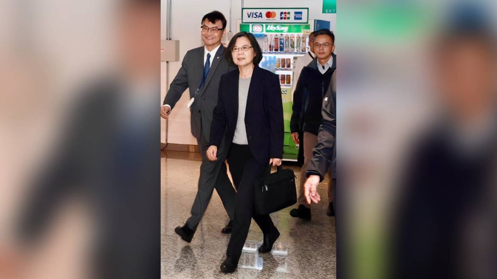 蔡英文表示已啟程往德國訪問。FB