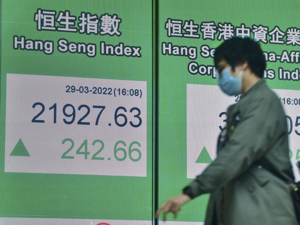 恒指收報21927點，升242點。