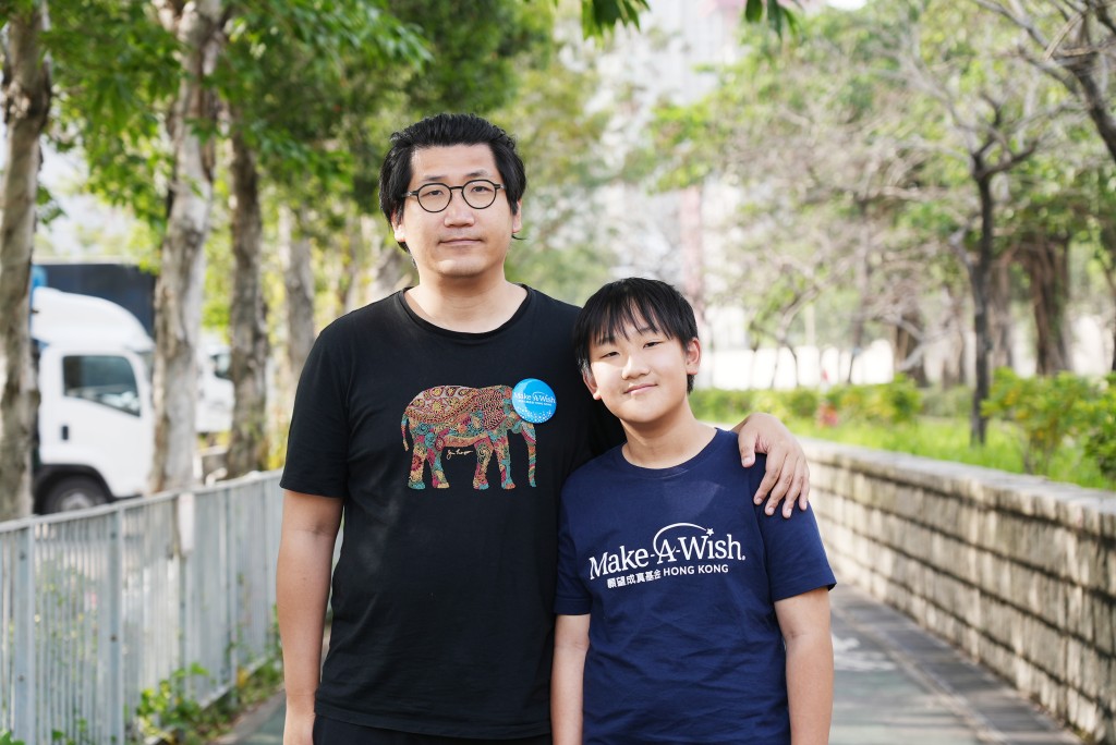 Jarvis父親感謝有心人捐贈骨髓,才讓兒子獲得重生的機會。 Jarvis父親感謝有心人捐贈骨髓,才讓兒子獲得重生的機會。