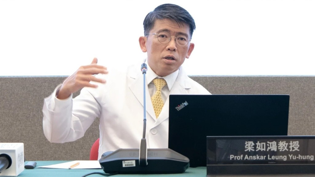 港大醫學院指近日得悉梁如鴻加盟科大,校方尊重其個人意願。 資料圖片 港大醫學院指近日得悉梁如鴻加盟科大,校方尊重其個人意願。 資料圖片