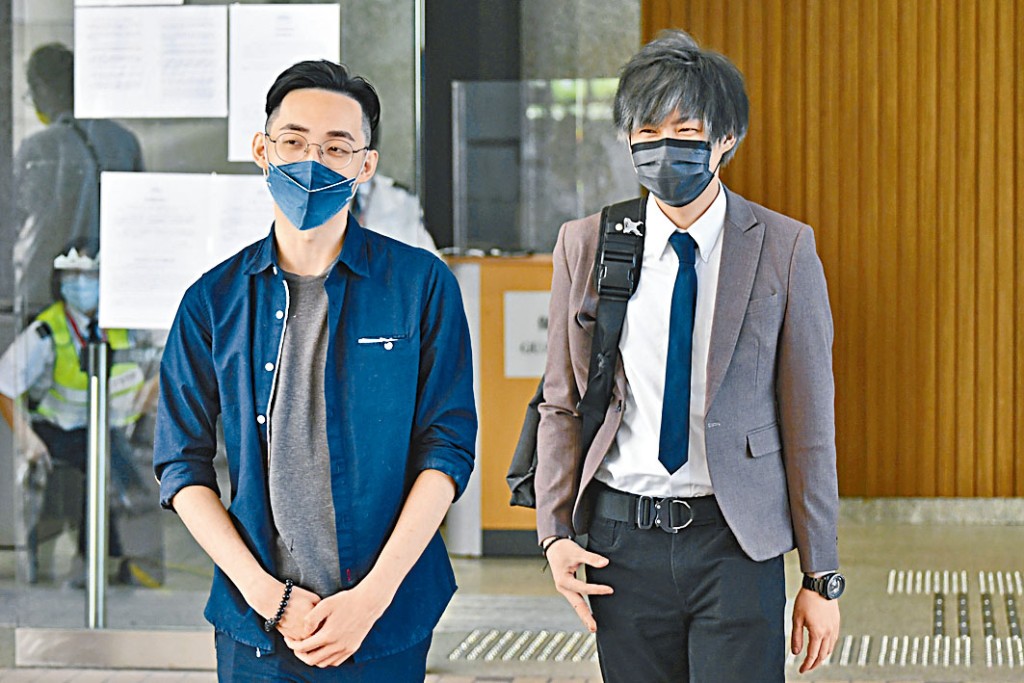 ■被告王鴻軒（左）及沈灝。