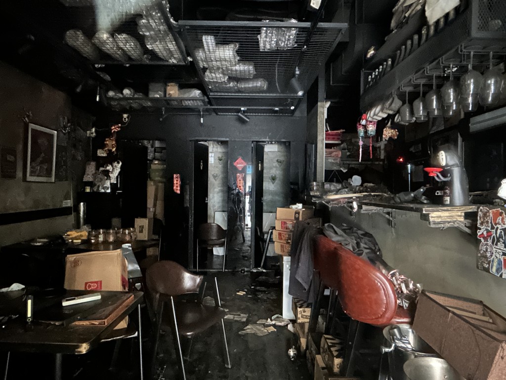 餐廳陳設尚算完整。林思明攝