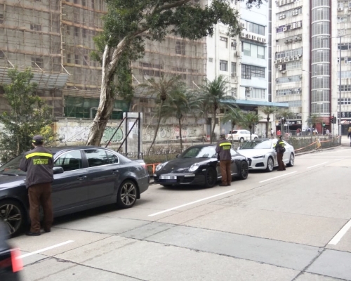 警方打擊違例泊車。 警方提供