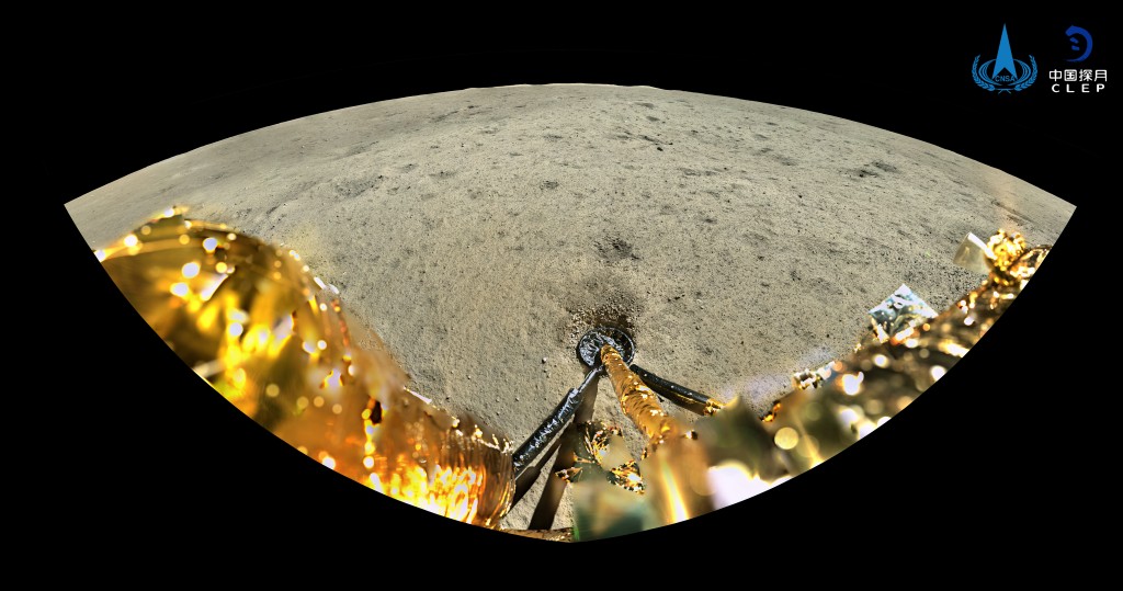 嫦娥六號在月球背面採集樣本。