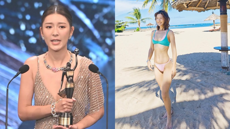 金像影后余香凝火辣比堅尼挑戰性感極限  S型曲線搭逆天長腿  網民：史上最美辣媽