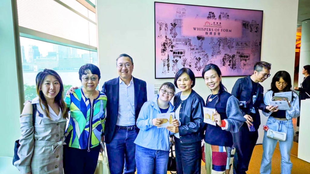 林定國表示， 匡智會第三年參與於灣仔會展舉行的巴塞爾藝術展。林定國fb