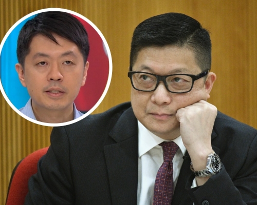 鄧炳強不點名批評許智峯。資料圖片