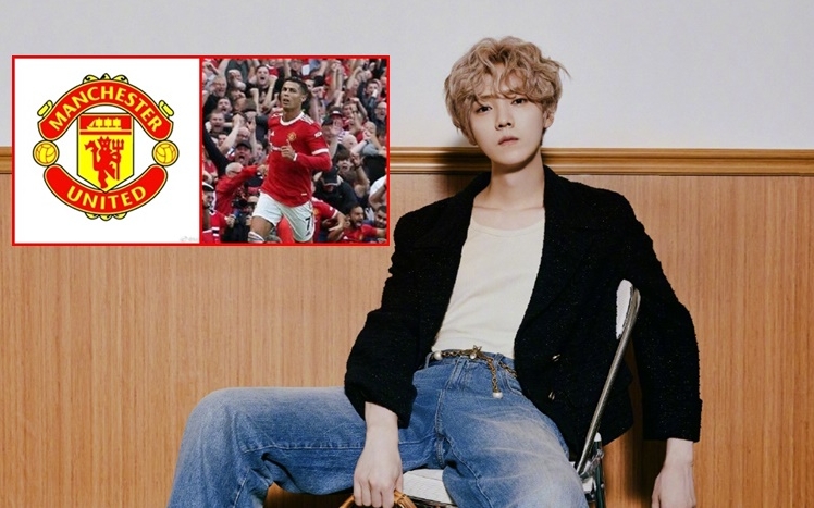 C朗回巢首戰勝出，鹿晗突然感慨，從12歲喜歡上曼聯到現在31歲了。