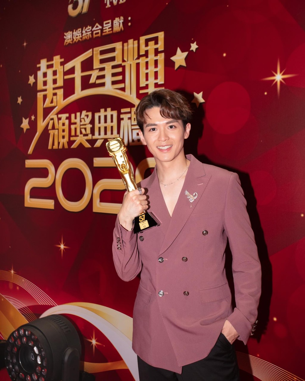 阮浩棕在2024年初勇奪「飛躍進步男藝員」獎，為演藝事業打下強心針。
