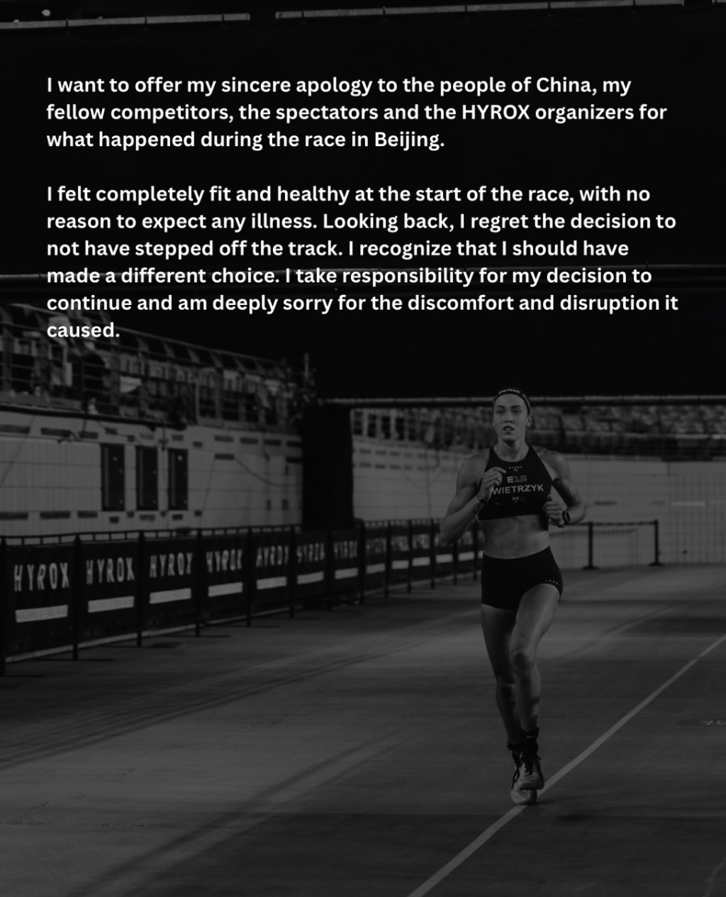 Joanna Wietrzyk IG发文道歉。