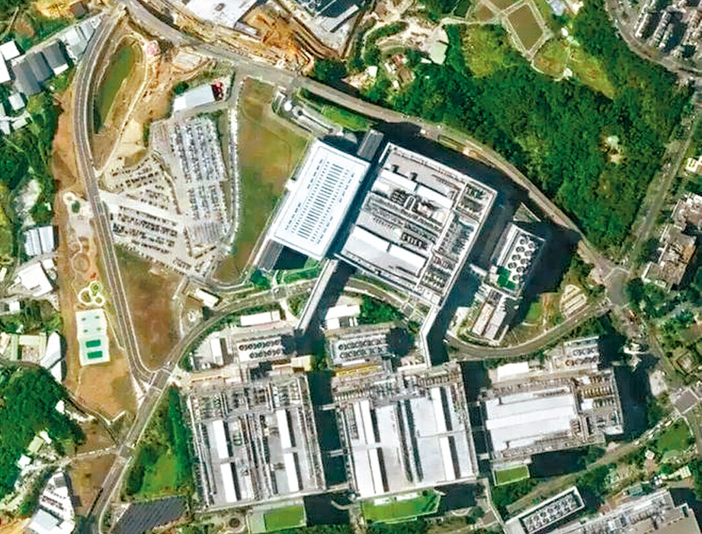 「吉林一號」發布的台灣新竹科學園高清照。