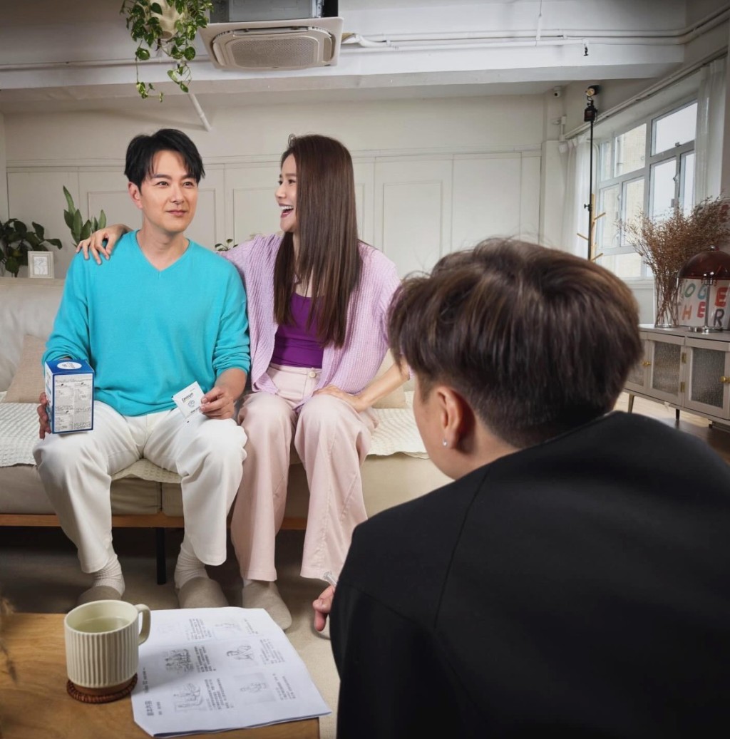 阿蕭自言為了能陪伴BB成長也要努力養生。