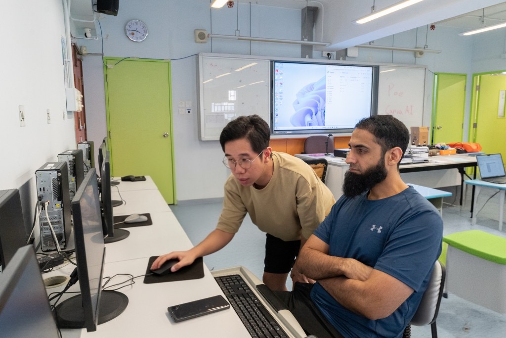 學校十分重視教師在AI應用的交流