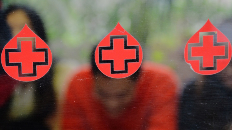 紅十字會血庫告急。資料圖片