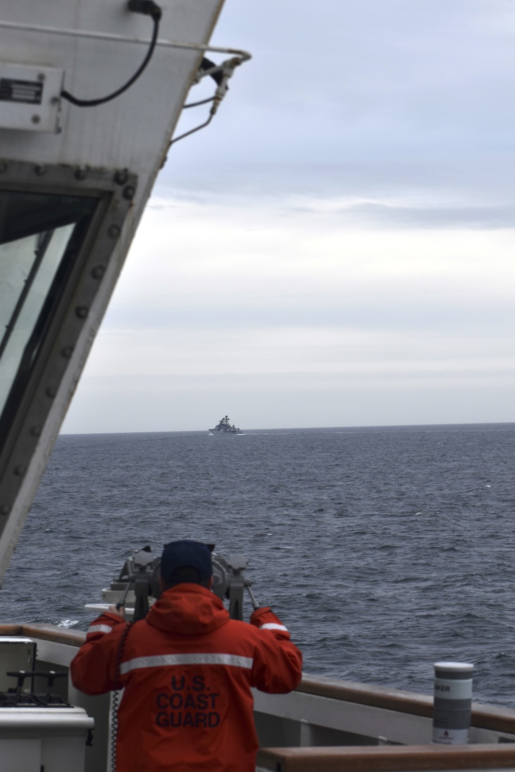 美國軍艦「金波號」多次在阿拉斯加附近海域遇到中國軍艦。