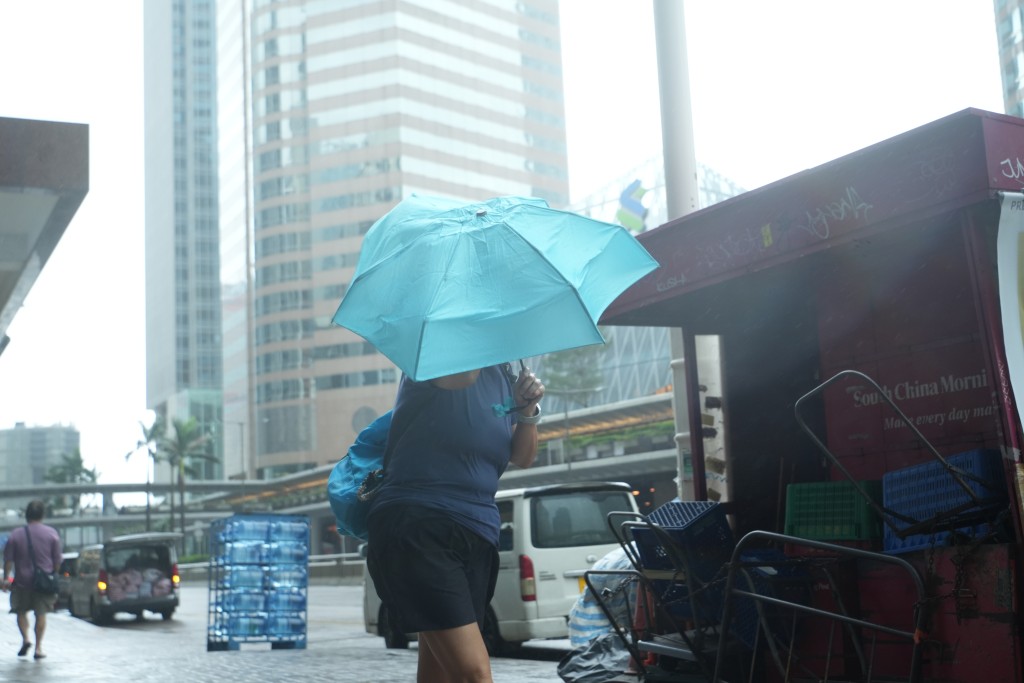 桃芝的雨势不大。