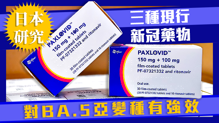東京大學研究指三種現行新冠藥物對新冠BA.5亞變種有強效。路透社資料圖片