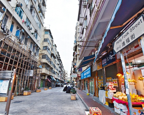 市建局鴻福街/銀漢街昨推出招標。
