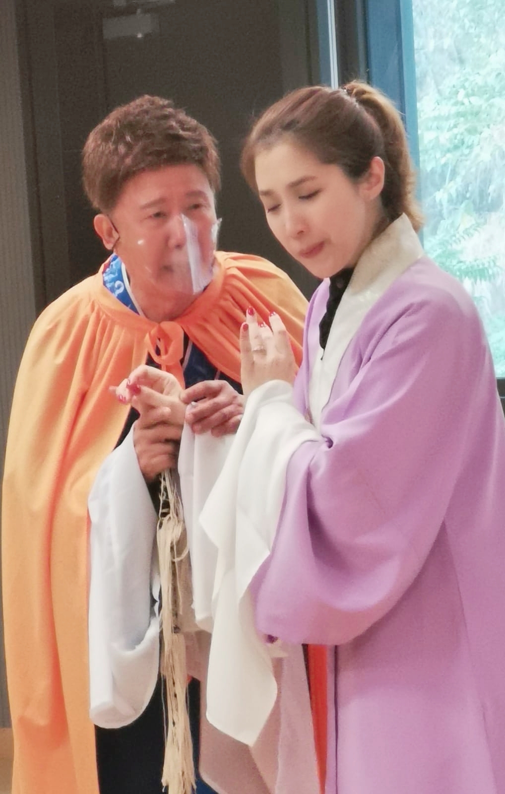 尹光和謝曉瑩排練都不留力用足真感情。