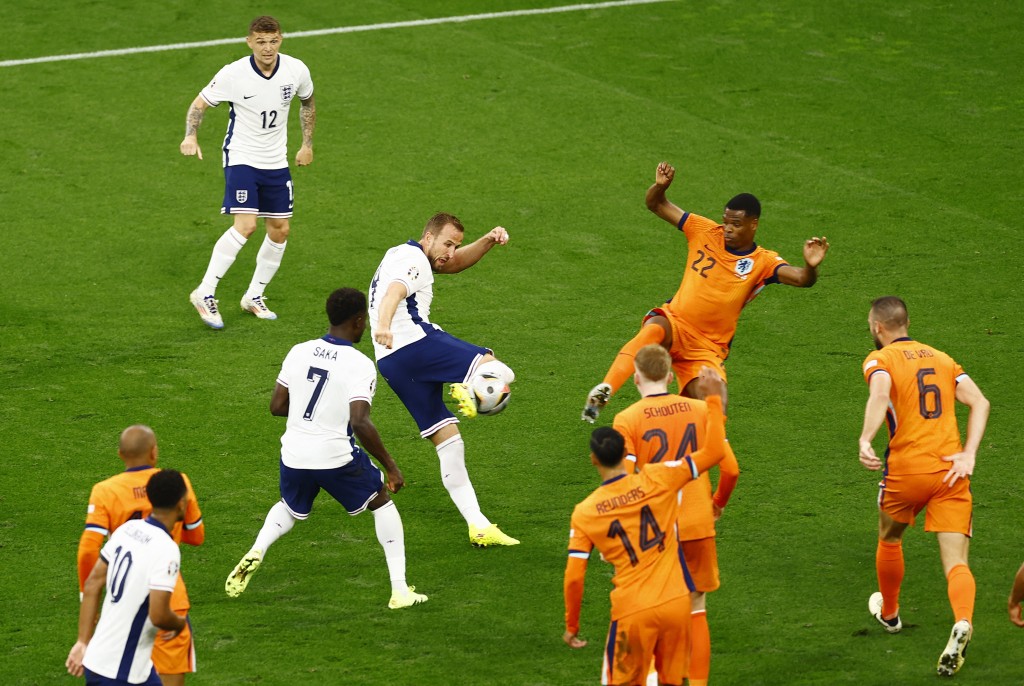 英格蘭反勝荷蘭入決賽。Reuters