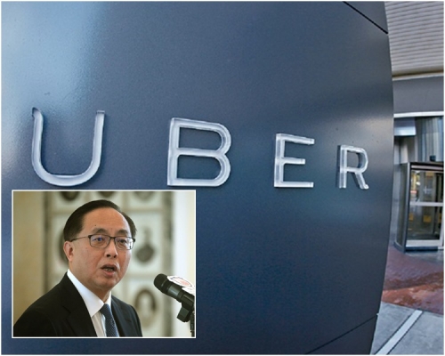 楊偉雄強調,從沒有說過共乘車服務Uber不可行。