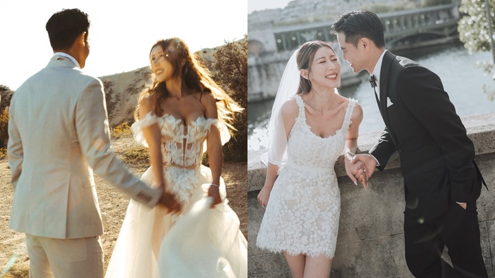 陳婉衡晒巴黎夜景婚照倒數三個月告別單身   腹部隆起親解「孕味」之謎