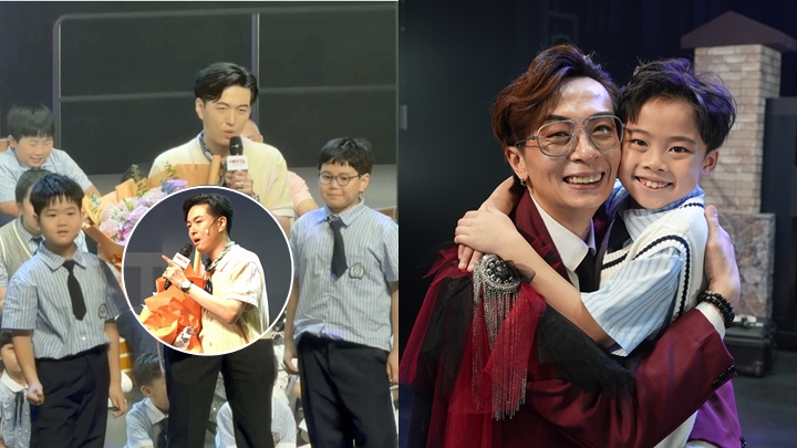 魏嘉信父子檔首演音樂劇感觸落淚 顏志恆與仔仔第二次合作舞台劇見證成長。