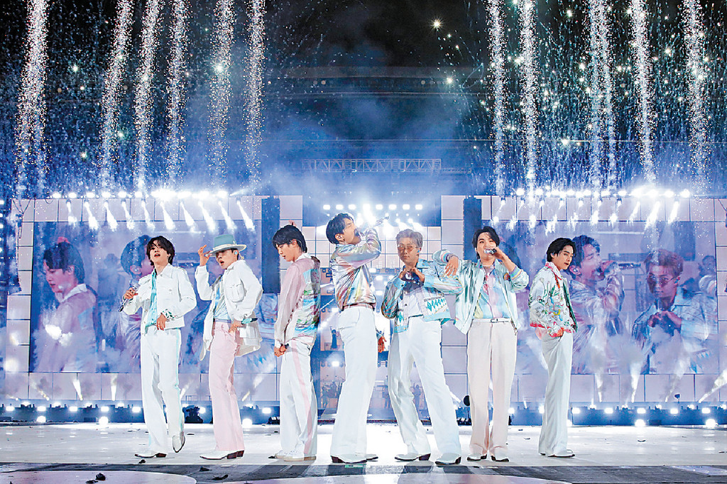 ■BTS相隔兩年半再舉行實體演唱會。