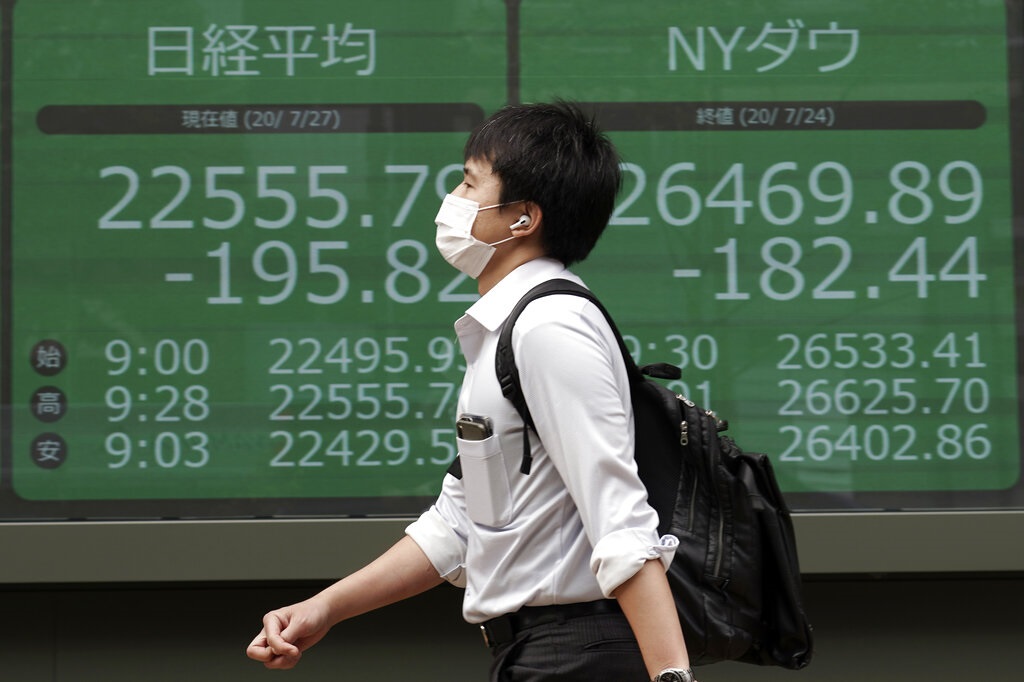 日本疫情仍然持續。AP圖片