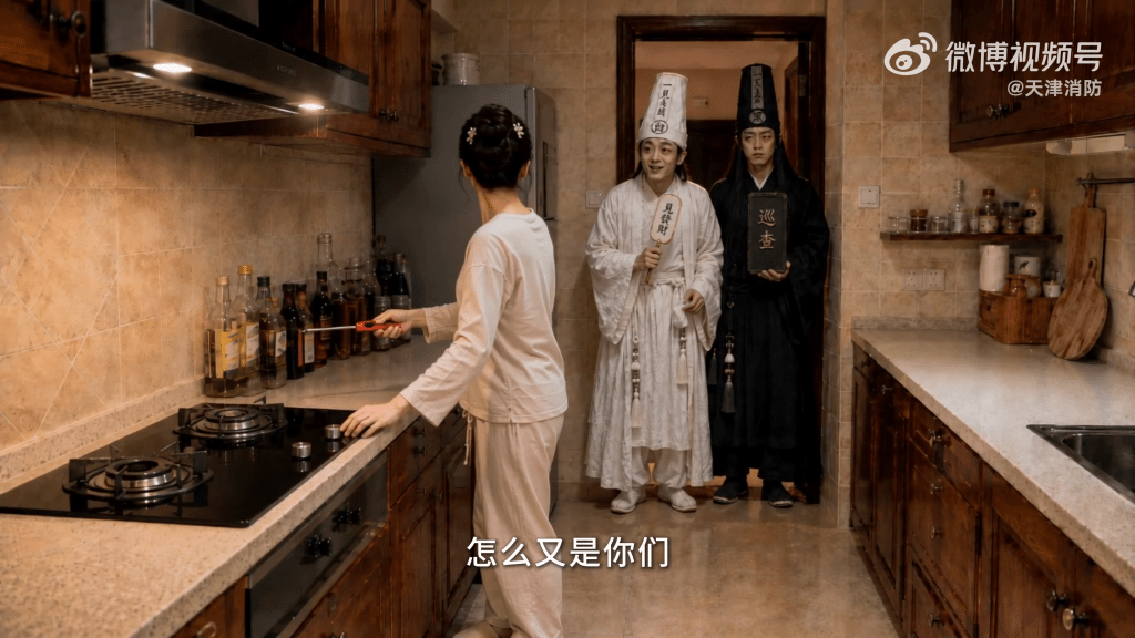 天津消防AI短剧爆红。