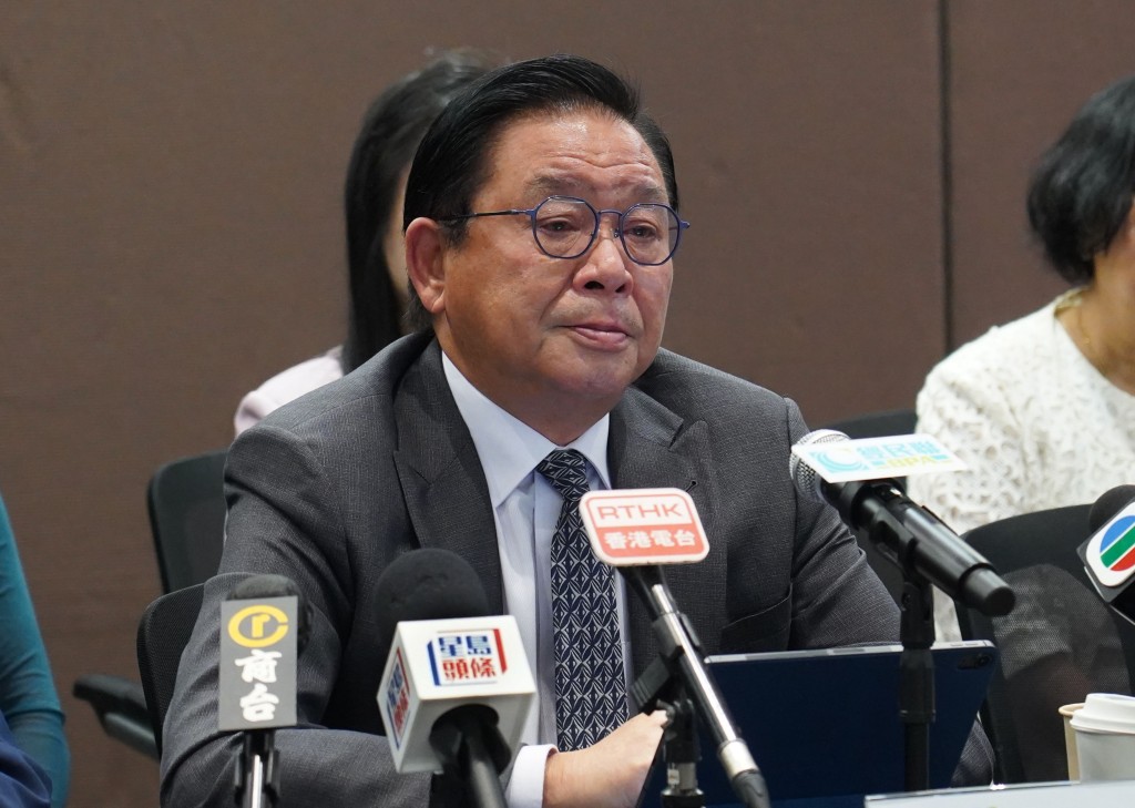 林健鋒強調自己服務香港的熱忱始終不變。資料圖片