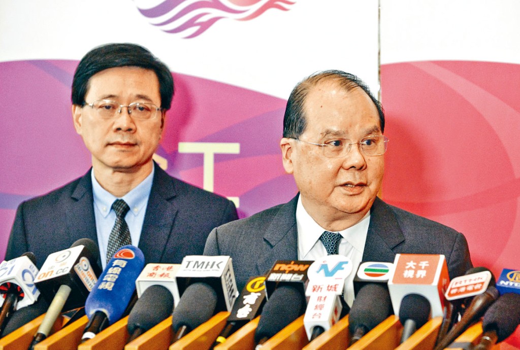 政务司司长张建宗表示，立法会内部程序争拗，应由立法会自行处理。