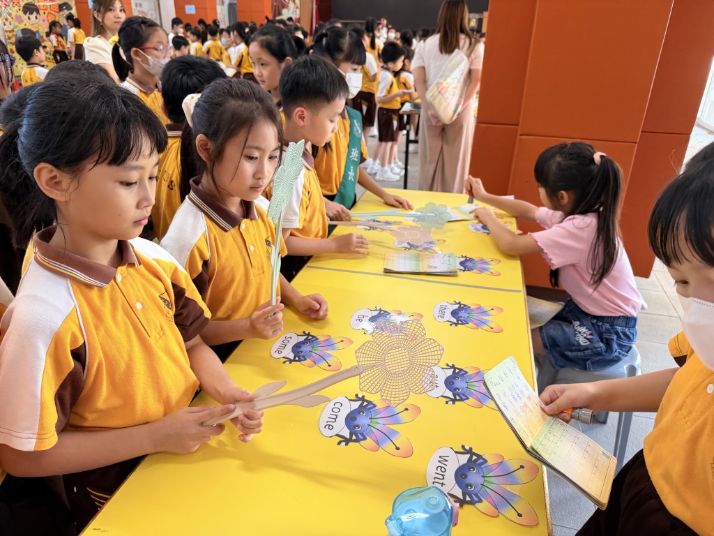 透過小遊戲，學習英文不再沉悶。（圖片來源：受訪學校提供）