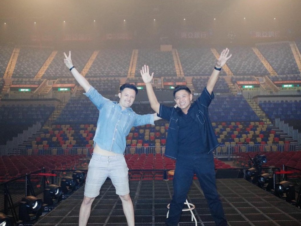 Ronny跟Gary Tong合照。