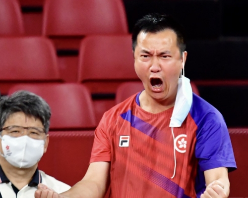 李静教练于奥运的激情表现为港人津津乐道。资料图片