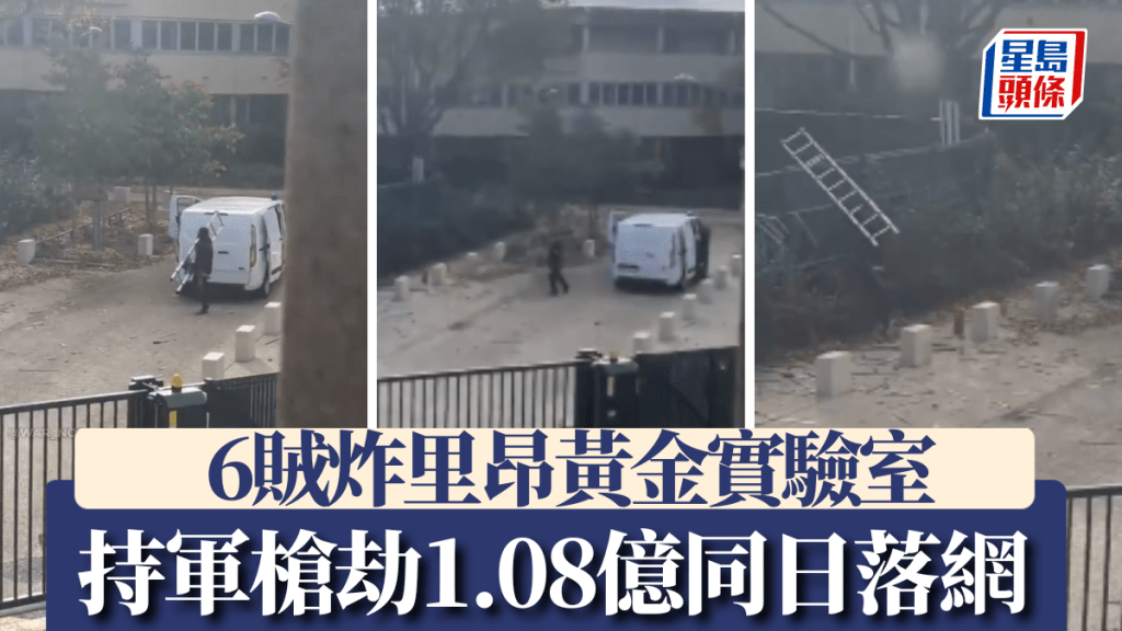 網友錄到黃金實驗室外面的情況。X@war_noir