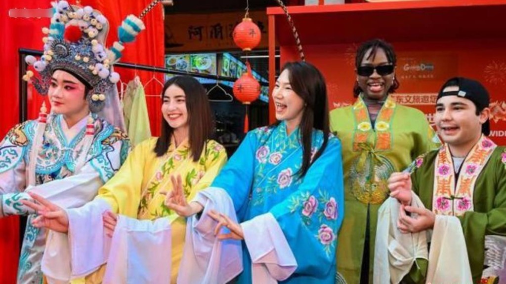 農曆新年外籍遊客來華的數量同比增加4倍。廣東文旅廳