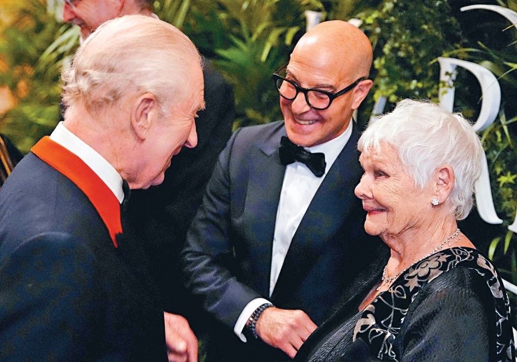 茱迪丹茲被指幾近失明，卻罕有亮相見英皇查理斯三世。