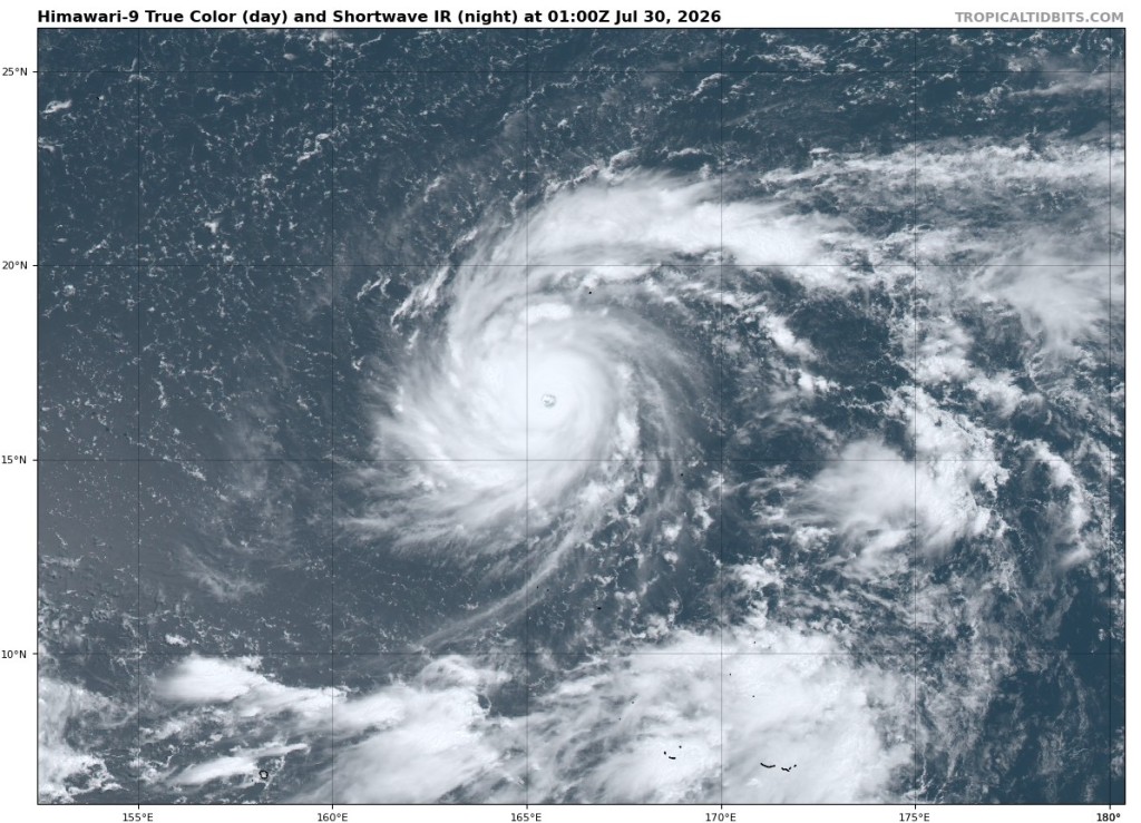 Tropical Tidbits網站圖片