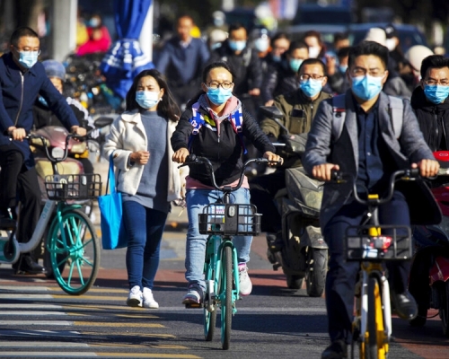 內地新增18宗新冠肺炎確診個案,均為境外輸入。AP圖片