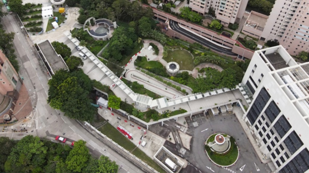 瑪嘉烈醫院荔景大樓擴建原址為復康花園。醫管局網頁圖片