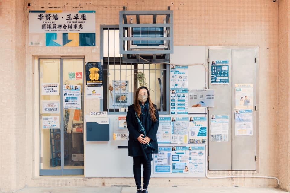 王卓雅曾經擁有一把直髮。facebook圖片