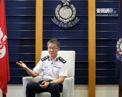 警務處處長蕭澤頤接受《東周刊》專訪