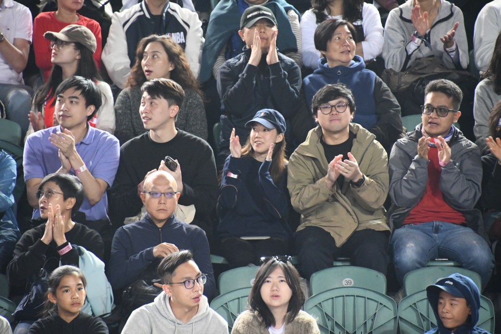 「香港網球公開賽2024」吸引大批市民進場。資料圖片