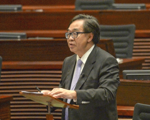 盧偉國表示，這兩項目將盡快提交財務委員會。資料圖片