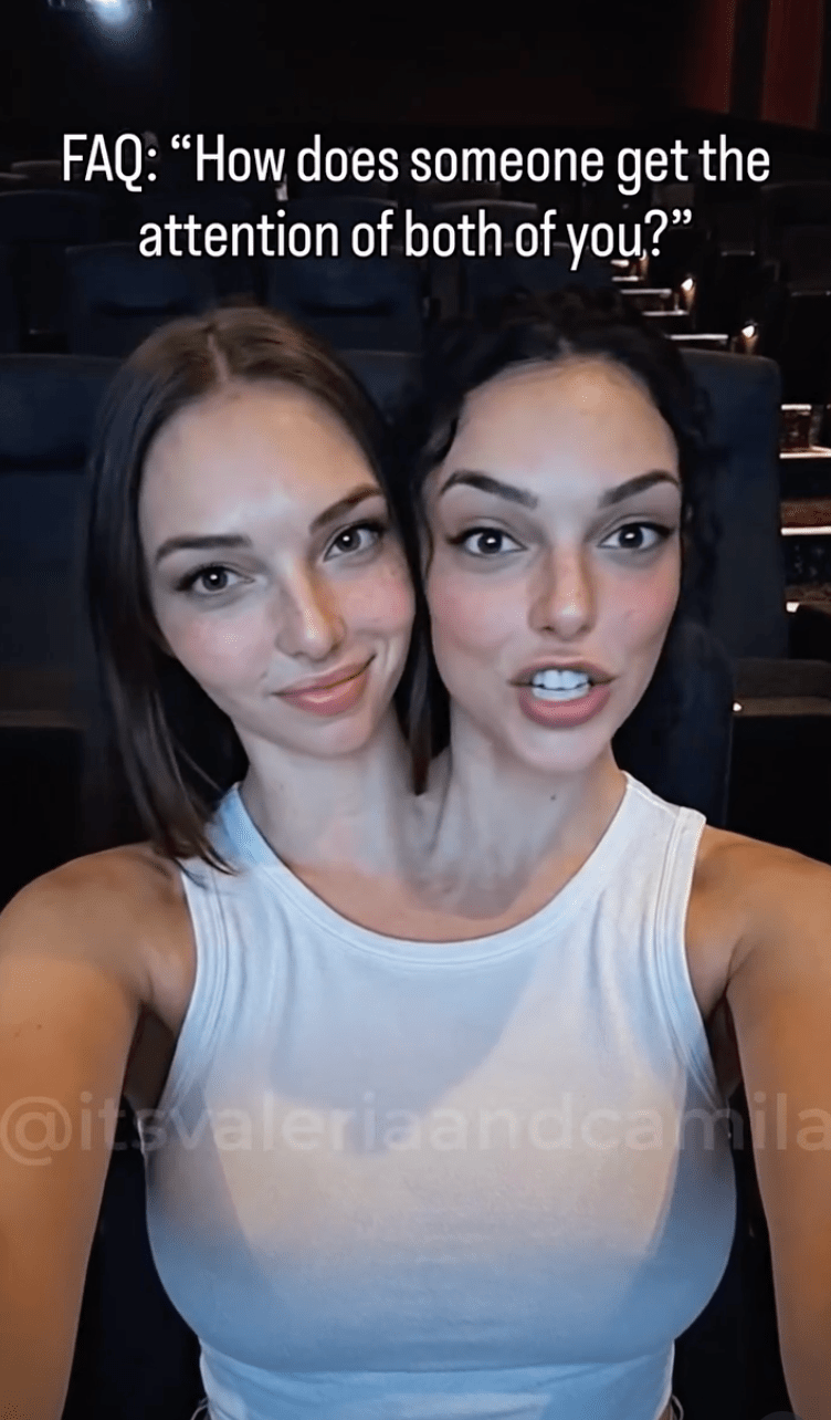 姊妹二人更向粉絲介紹自己的特殊情感世界。IG@itsvaleriaandcamila