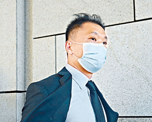 時任高級消防隊長朱偉文（圖）及時任消防隊目陳顯基出庭作供。